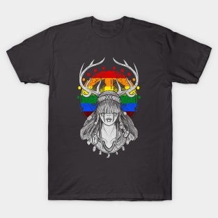 Lesbian pagan norse pride Heilung band T-Shirt